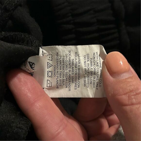 Mitre Men's Black Fleece Jogger Sweatpants Size L Casual Tapered Fit - Picture 9 of 12